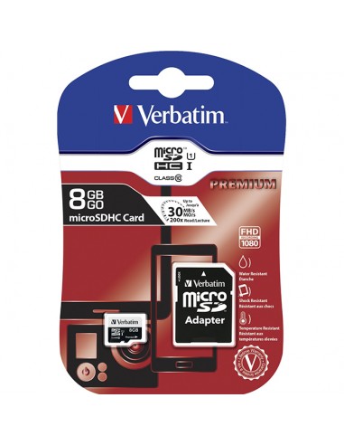 Verbatim MicroSDHC 8GB Memory Card