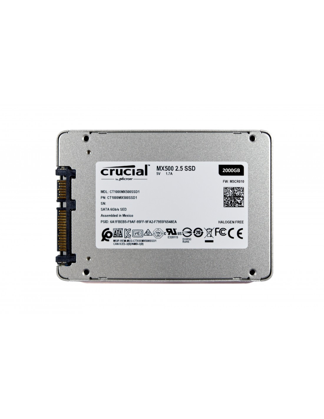 CRUCIAL MX500 2TB SSD SATA