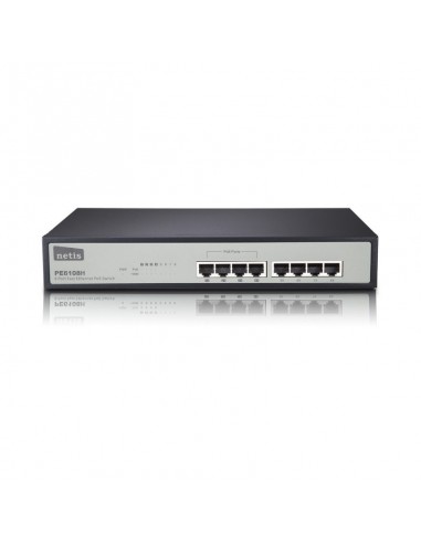 Switch Netis 8-Port Fast Ethernet PoE 4-Port PoE