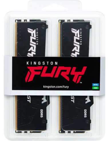 Kingston RAM 64GB (2x32GB), 5600MHz, DDR5, Fury