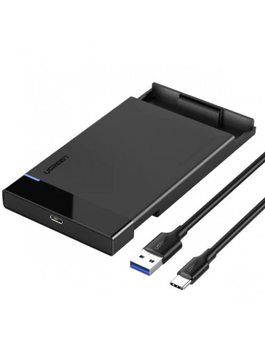 Ugreen Kase e jashtme HDD, 2.5”, USB 3.0, Black