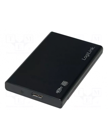 Logilink HDD enclosure, 2.5”, USB 3.0, Black