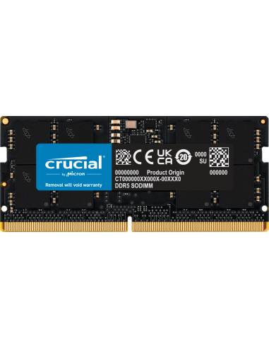 Crucial RAM, 32GB, DDR5, 5600MHz, SODIMM
