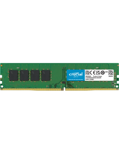 Crucial RAM, 8GB, DDR4, 3200MHz, UDIMM