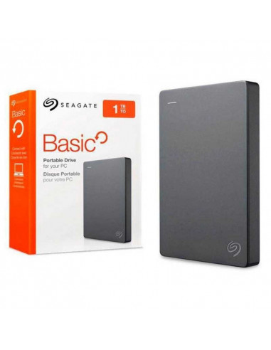 Seagate External HDD, 2.5”’, 1TB, Basic, USB 3.0