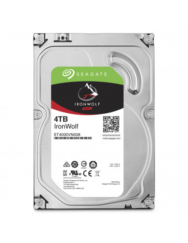 Seagate HDD 4TB 64MB 3.5", IronWolf NAS Sata III