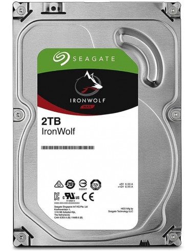 Seagate HDD 2TB 64MB 3.5", IronWolf NAS Sata III