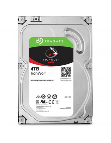 Seagate Ironwolf HDD, 3.5”, 4TB, 256MBS, NAS