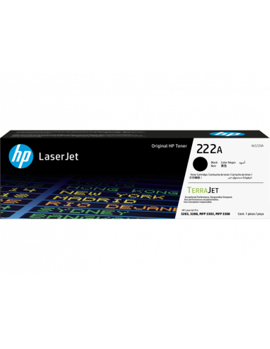 HP Toner Cartridge LaserJet 222A Black Original