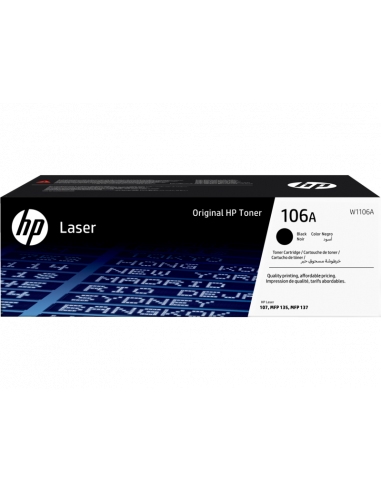 HP Toner Cartridge LaserJet 106A Black Original