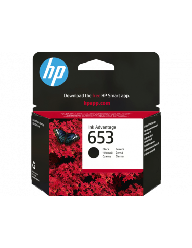 HP 653 Cartridge Ink Black Original